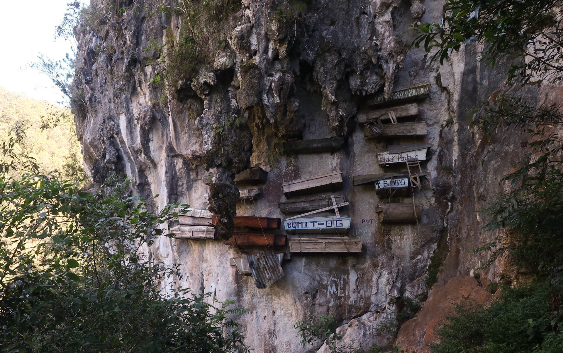 hanging coffins