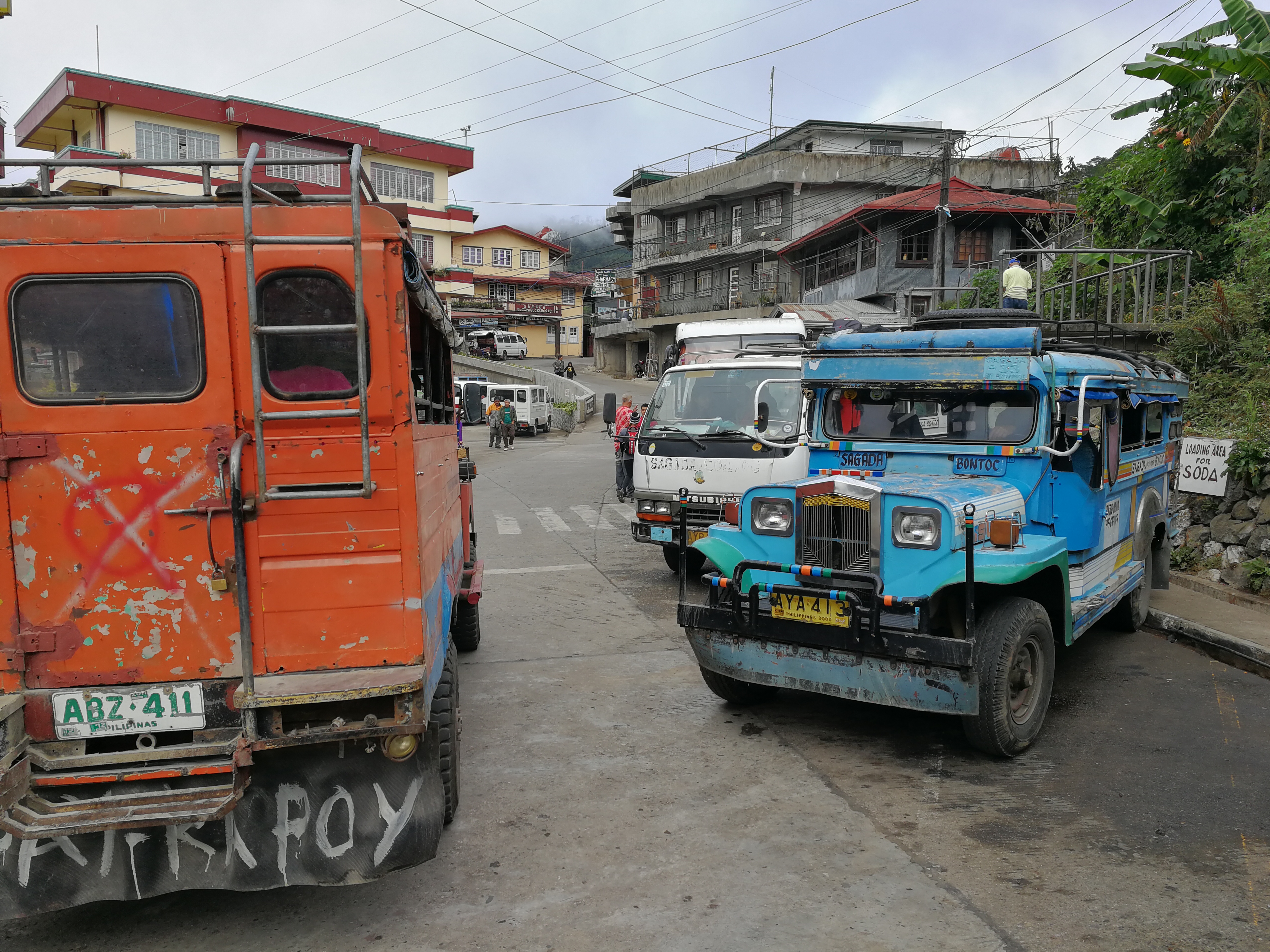 jeepney odjezd sagada