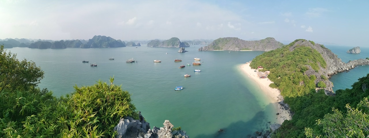 vyhled z ostrova opic
